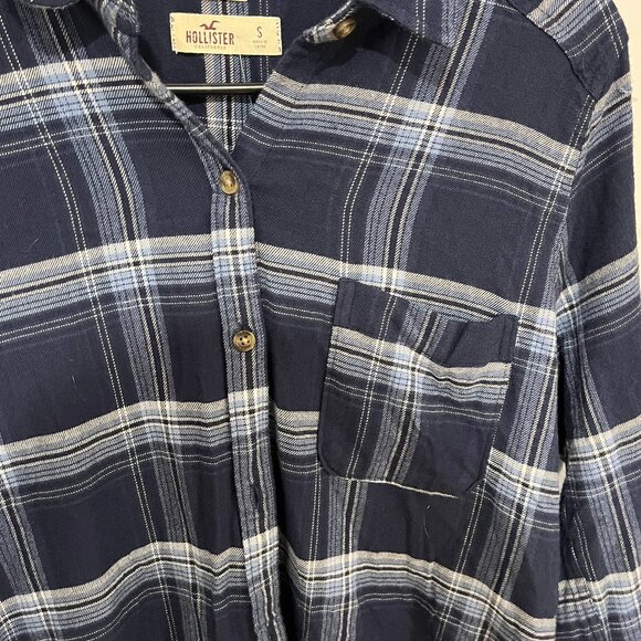 NWT Hollister Plaid Flannel Shirt - Picture 3 of 4